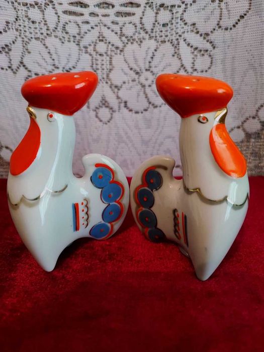 Штоф Петух и солонки Петушки