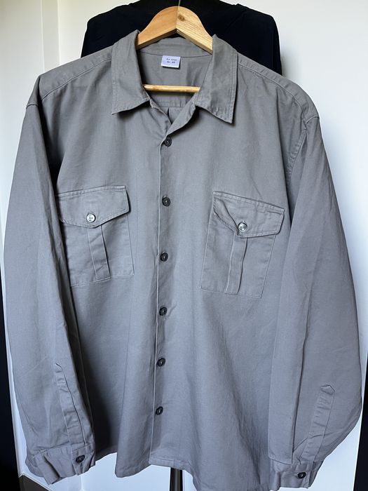 Cămașă bărbătească vintage gri – 100% bumbac – stare excelentă