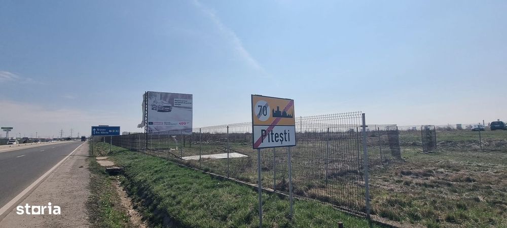 Vand 30500mp teren intravila DN65 B langa Royal Motors, limita Pitesti