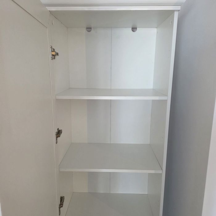 Dulap Idento 1 usa si 1 sertar din MDF alb