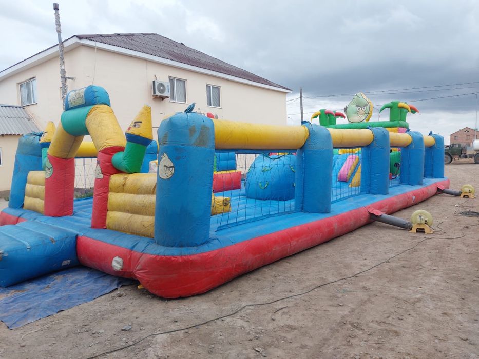 Батут надувной большой 12*6