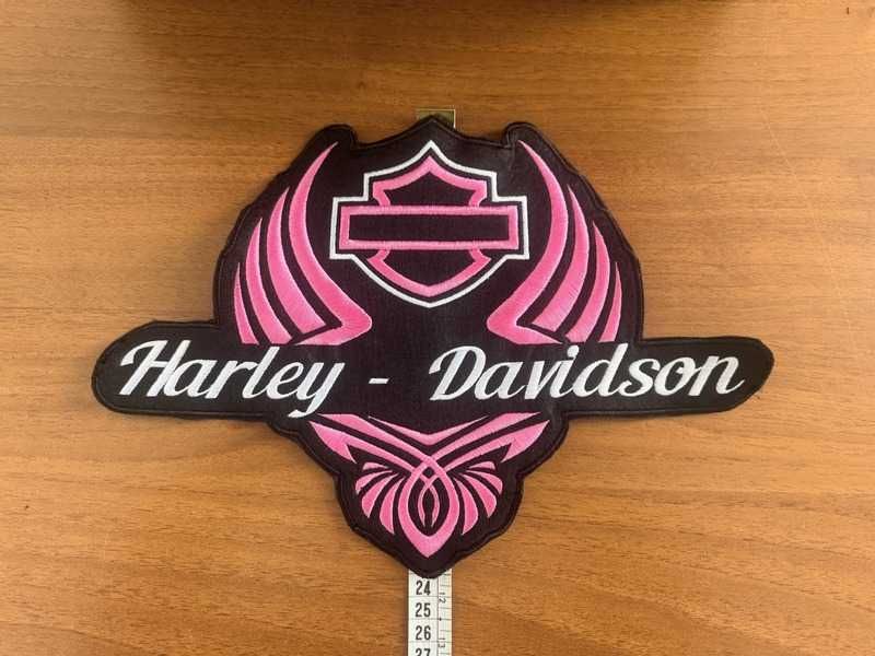 Дамски нашивки розови Harley Davidson damski nashivki rozovi patch пач