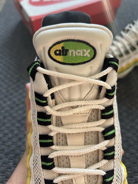 Adidasi Air Max 95 Essential Green Apple Tour Yellow