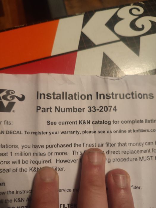 Спортен въздушен филтър K&N 33-2074