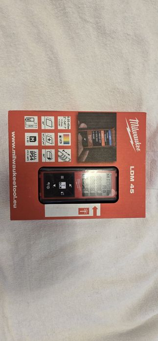 Telemetru milwaukee LDM45