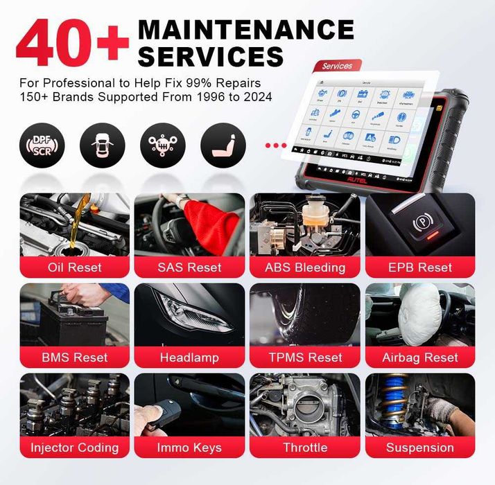 Autel MaxiCOM MK900-TS BT, Tester auto Multimarca Profesional TPMS