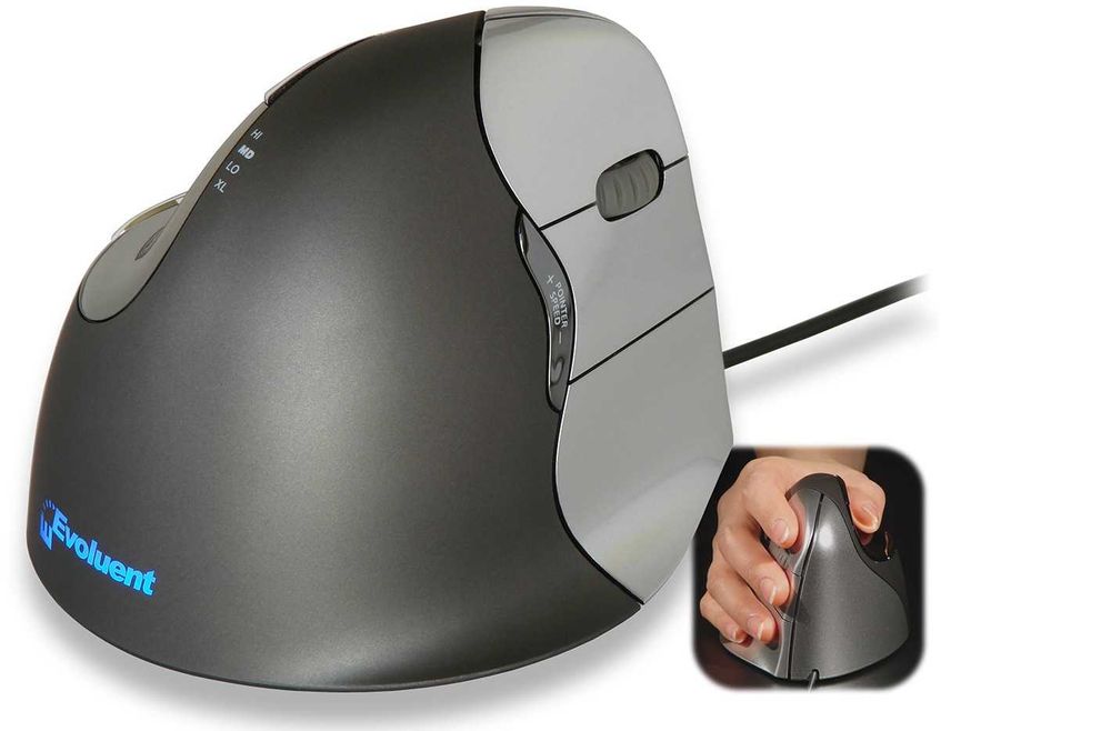Evoluent Ergonomic Vertical Mouse 4 Right Cu fir
