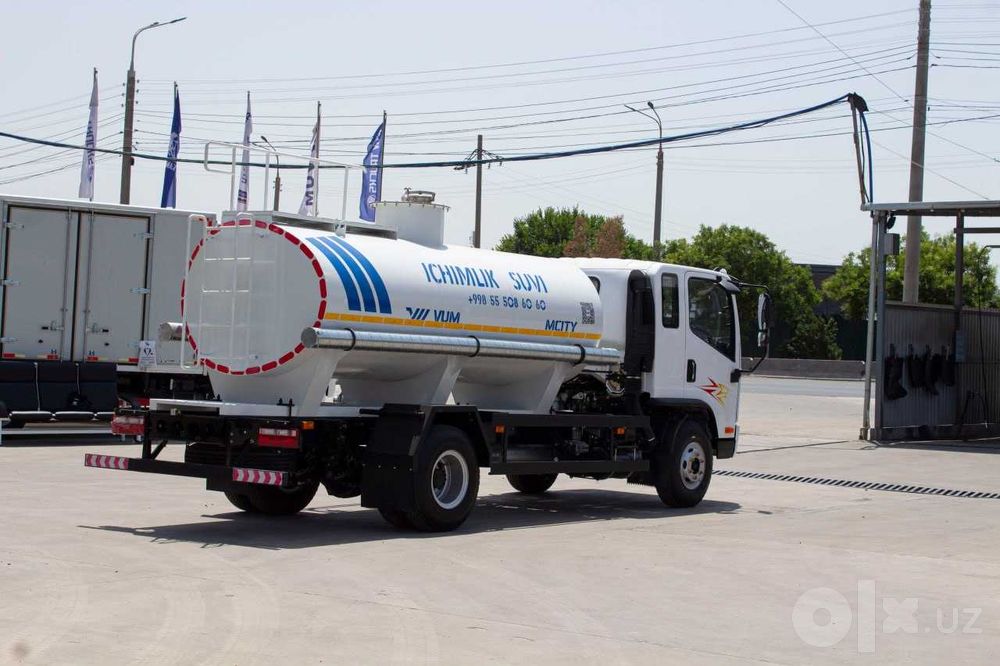 Водовоз питьевой воды FAW Tiger V (6,5 м³)- (Ичимлик суви учун)