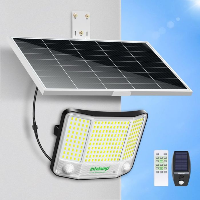 Lampa solara exterior 20000mAh 230 LED cu telecomanda IP65