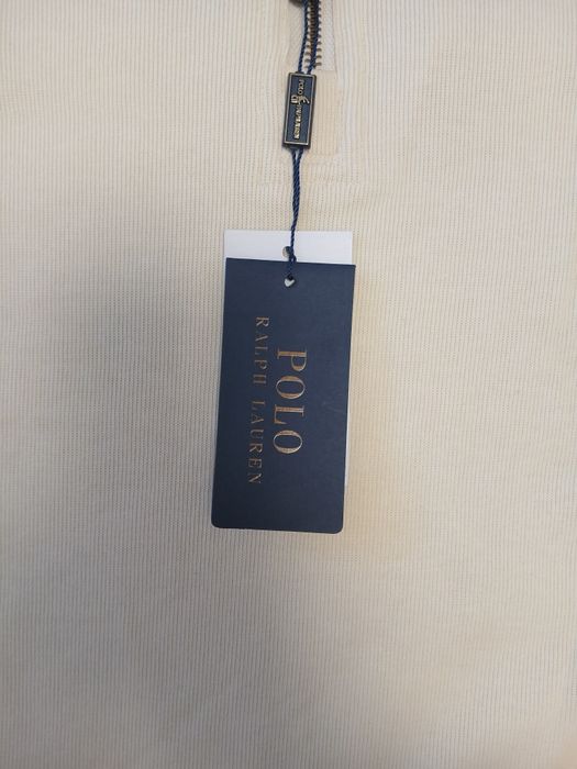Quarter-Zip Polo Ralph Lauren Cream