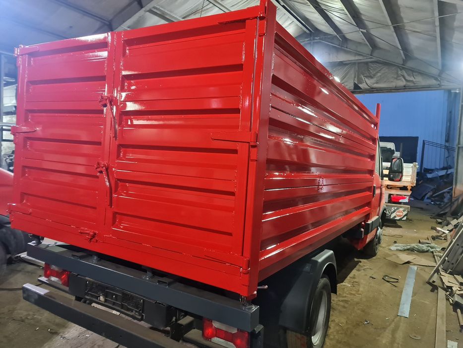 Bena basculabila trilateral orice tip lungime sau tonaj  iveco Mercede