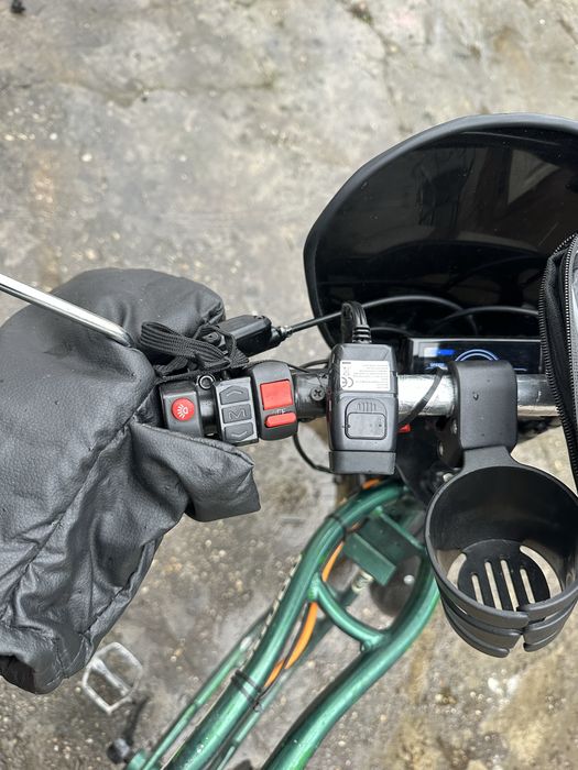 Bicicleta pegas motor 1500w baterie 48 v