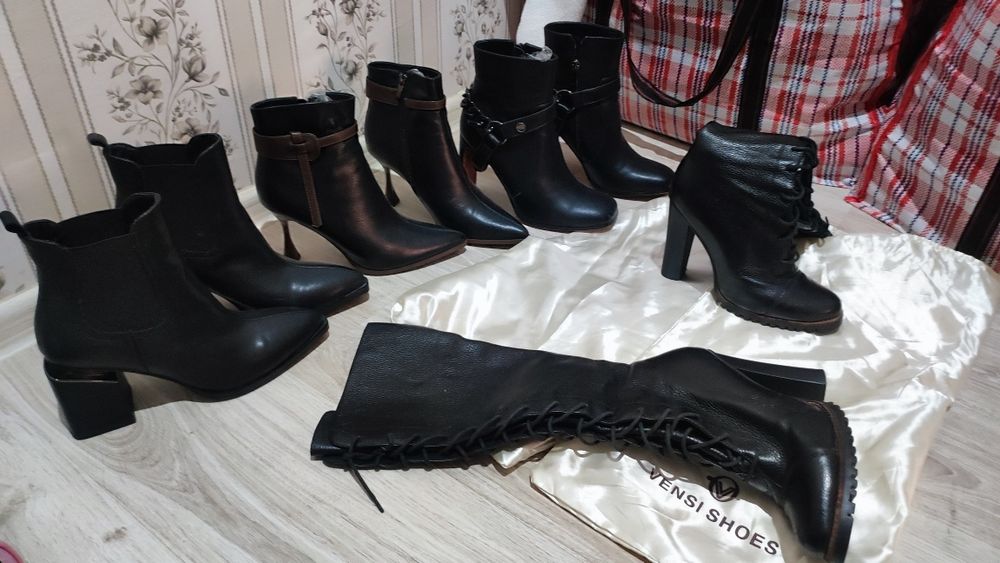 Продам ботинки,сапоги, кожа