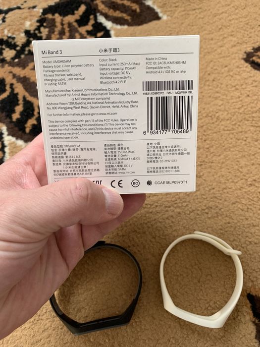 MI band 3 фитнес браслет