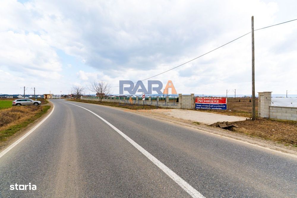 Teren 7.092 mp cu PUZ aprobat + Autorizatie / investiție autostrada A7