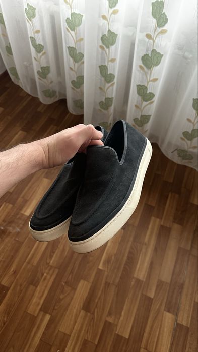 Мужские лоферы Zara (натуральная замша)