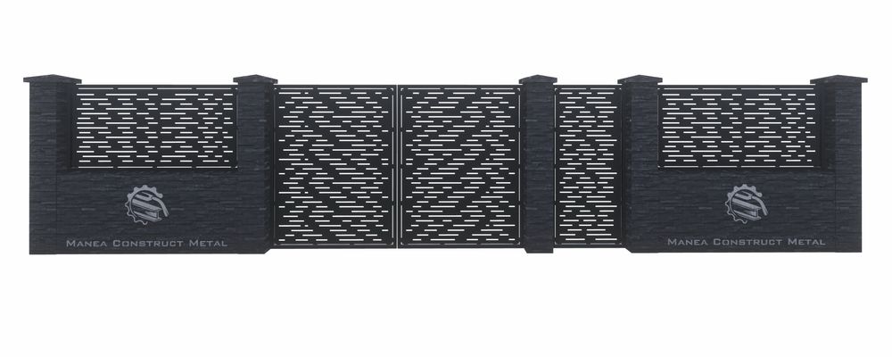 Garduri/Porti/Balustrade metalice din Tabla Decupata cu Plasma CNC