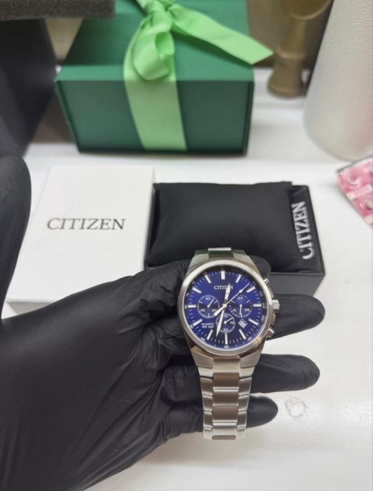 Vand ceas Citizen Chronograph Blue - Full Set(cutie)