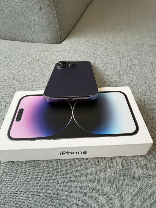 Vând iPhone 14 Pro Deep Purple – 128 GB
