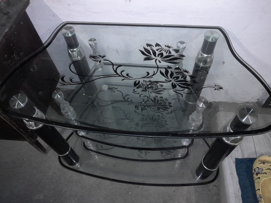 тумбочка, стеклянный столик