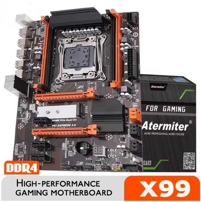 Комплект дъно Atermitter X99 + Xeon E5 2640 v3 + 24 GB ECC DDR4 RAM