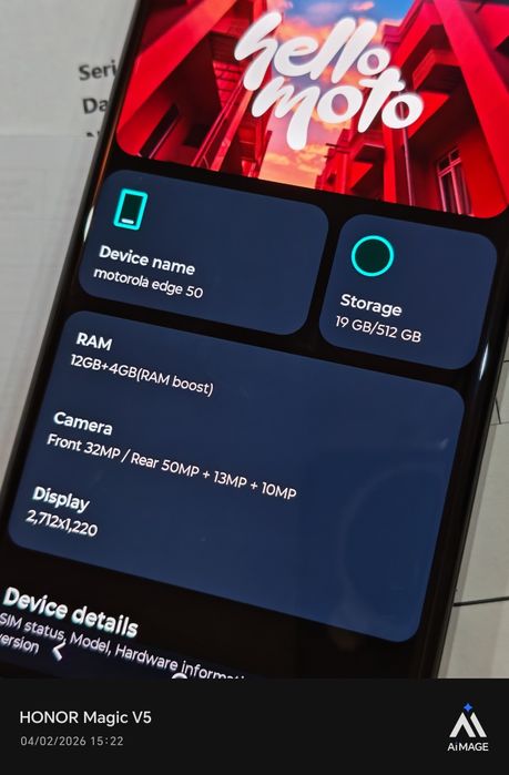 Motorola Edge 50 - 512 GB  / 12 GB RAM  impecabil/ Factura și Garantie
