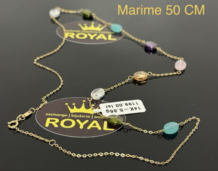 Bijuteria ROYAL : Lant AUR 14K NOU / 5.36 GR