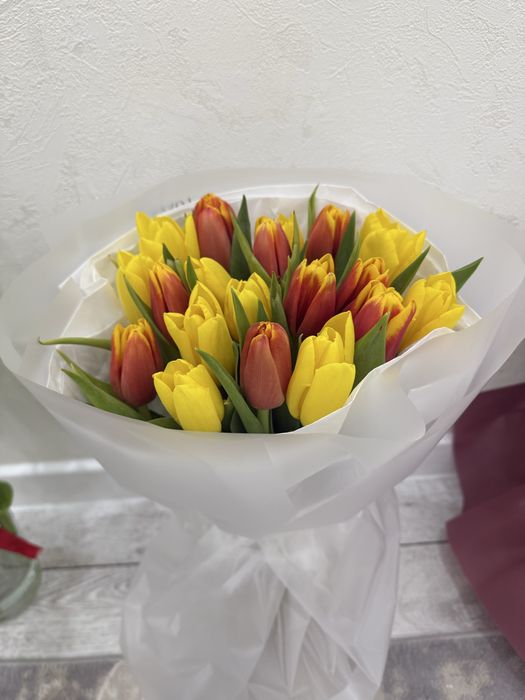 Гүл / цветы / букет / тюльпань / розы