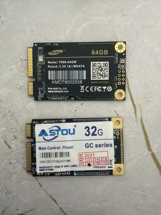 ssd msata 32 гб 64 гб ссд мсата