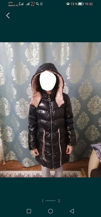 Продам зимнее, утеплённое пальто для девочек