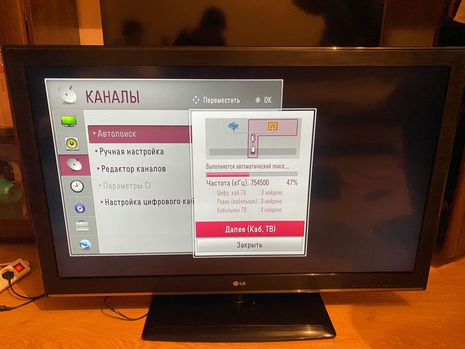Телевизор 107см диагональ, LG