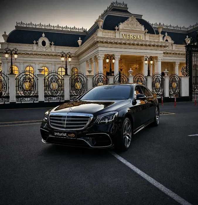 Mercedes-Benz S-Class W222 haydovchi bilan | Premium Transfer | Kortej