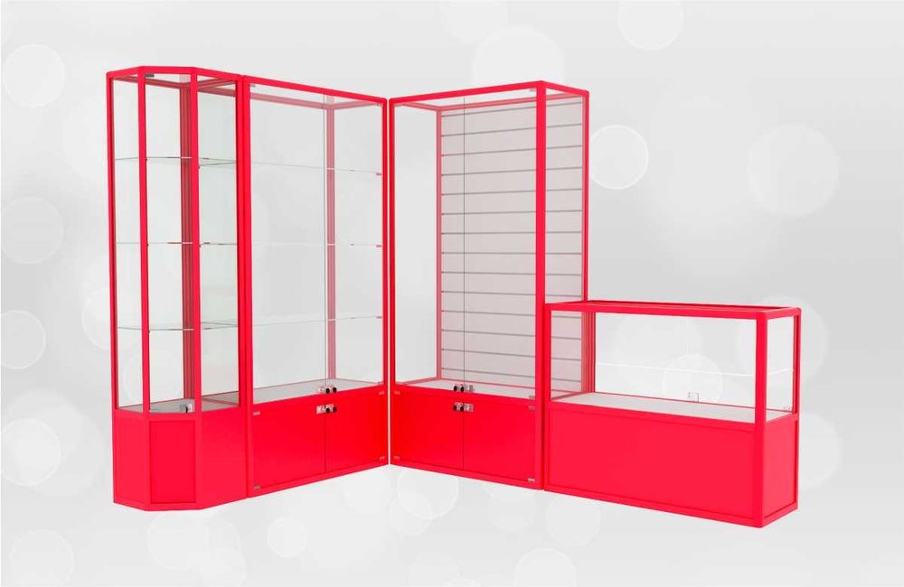 Прилавок витрина, стеклянная, metal oynaly vitrina va prilavkalar