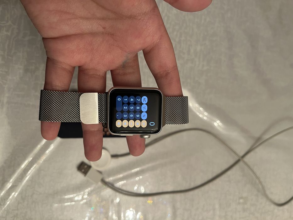 Apple watch series 3,38mm алюминий