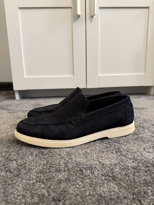Mocasini barbati Zara culoare Navy 42, Stare foarte buna