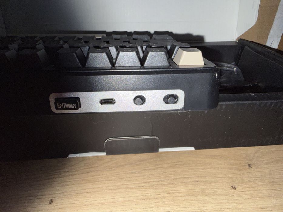RedThunder K75 Tastatura Mecanica Wireless Bluetooth 2.4G USB-C RGB Hot Swap 75% Knob Open Box PC Desktop Laptop