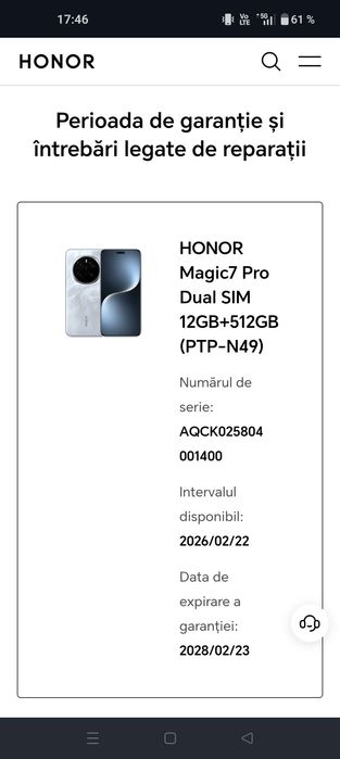 Honor magic 7 pro silver