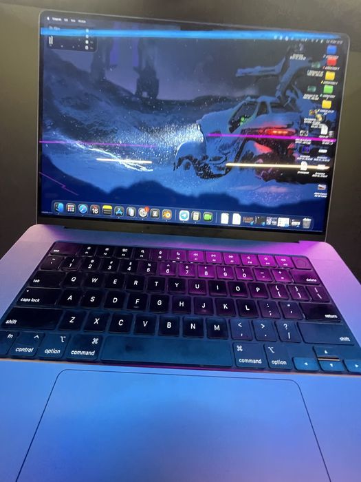 Macbook pro m1 pro 16/512 120 fps 86% full kompket