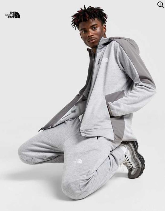 Сив tracksuit сет на The North Face