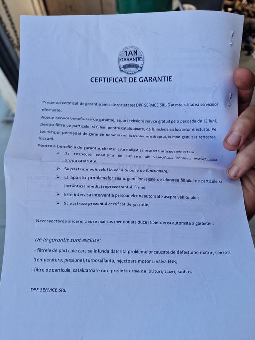 Vand filtru particule vw golf 6 1.6tdi 105 cp