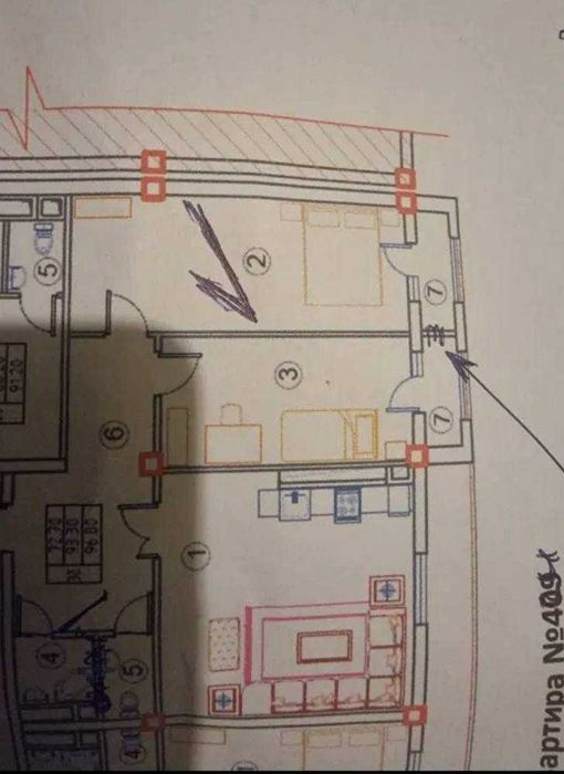 CРОЧНО‼️3х комнатная квартира в ЖК Salamatina 100м2 Коробка Братские‼️