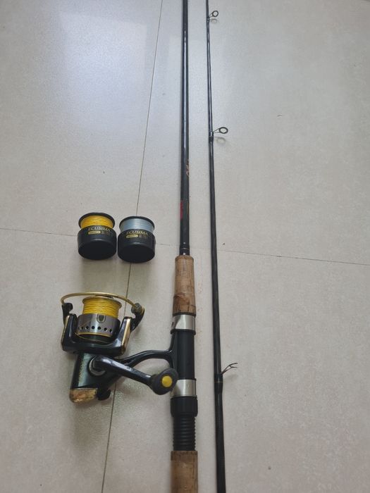 Lansetă Spinning B.F.F. Spin Tech 240 (10-25g) + Mulinetă, Huse și 3 Tamburi
