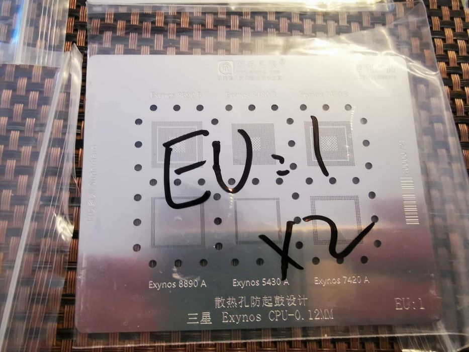 Set 34 site BGA reballing cip Samsung S24 S23 S22 S21 S20 S10 FOLD A14