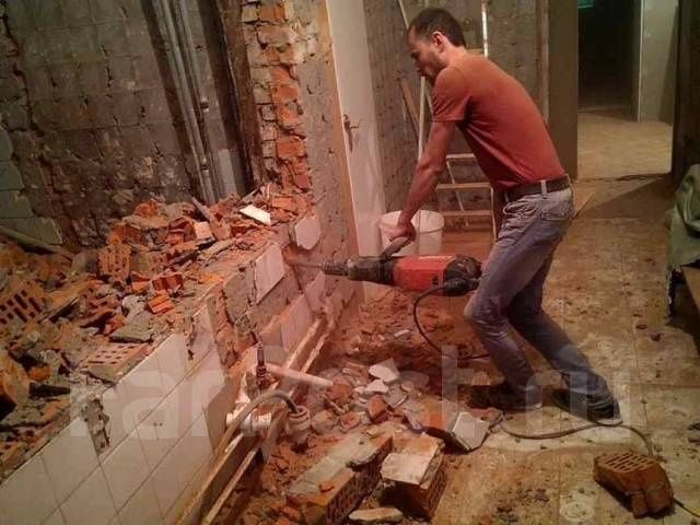 Демонтаж квартиры и офисов, Подготовка к ремонту, Уй бузиш Ишлари