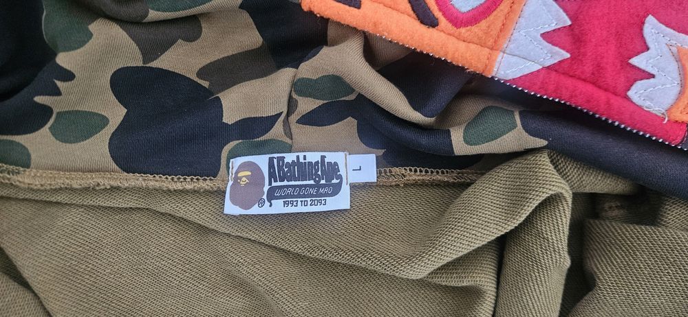 Bape tiger L размер кофта новая