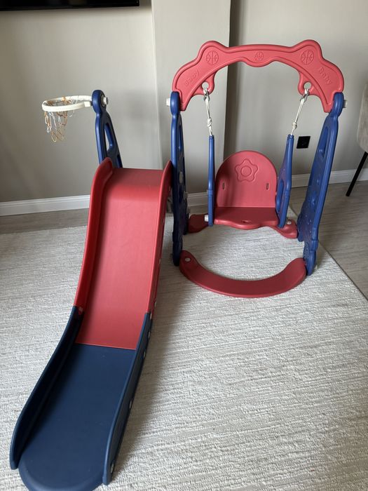 Качеля, горка 3 в 1