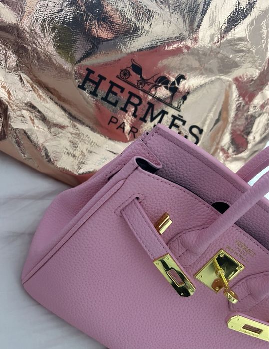 Hermès Birkin 25 piele vițel roz