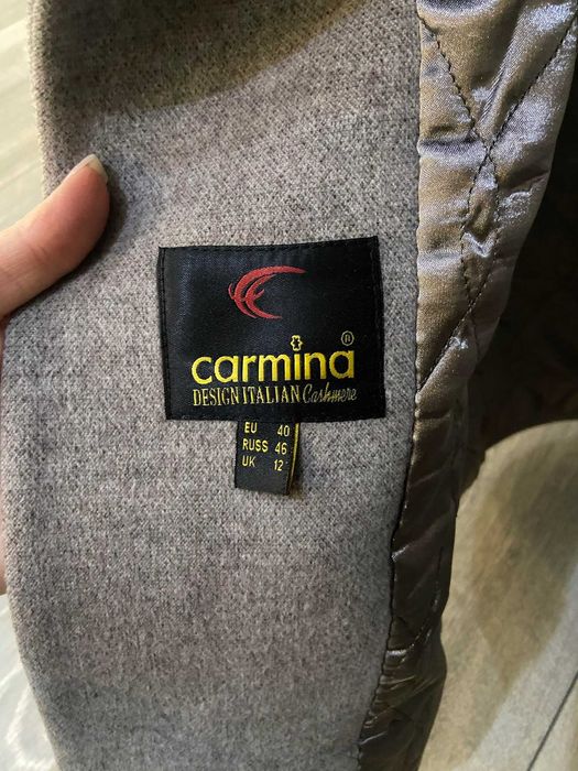 palton cu guler de blana naturala