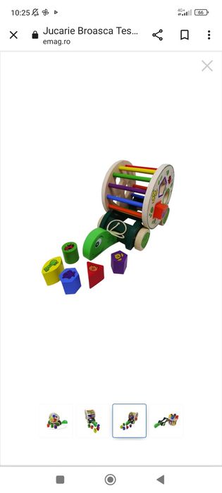 Țestoasă cu roti și piese Lidl