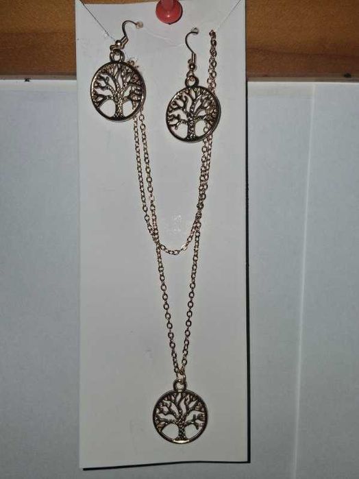 Женски дамски комплект бижута дървото на живота